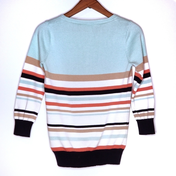HWR Monogram | Anthropologie Striped Knit Sweater - Picture 5 of 7